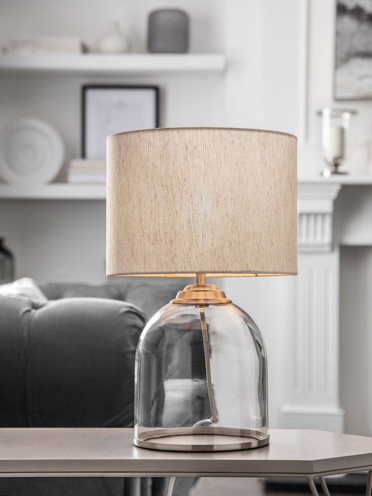 Brushed Chrome Gloucester Table Lamp - Image 1 of 7