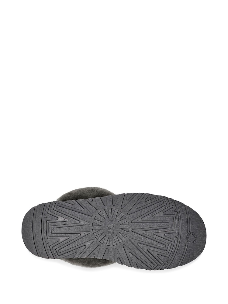 UGG Grey Disquette Flatform Slippers - Image 6 of 6