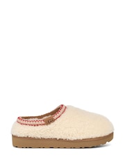 UGG Natural Natural Tasmin Maxi Curly Fleece Slippers - Image 2 of 7