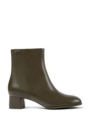Camper Women Green Katie Mid Leather Boots - Image 1 of 5