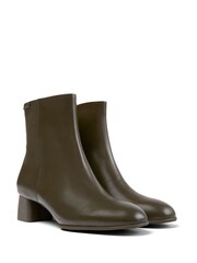 Camper Women Green Katie Mid Leather Boots - Image 2 of 5
