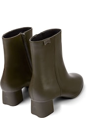 Camper Women Green Katie Mid Leather Boots - Image 3 of 5