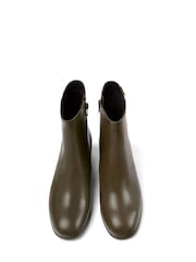 Camper Women Green Katie Mid Leather Boots - Image 4 of 5