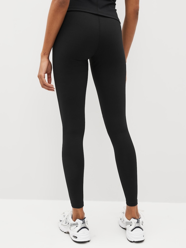 Noir - Leggings sculptants pleine longueur Active Sports à taille haute et contrôle du ventre - Image 2 de 3