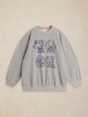 White Stuff Grey Cleo Graphic Sweatshirt - Image 5 of 6