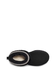 UGG Black Classic Ultra Mini Maxi Curly Boots - Image 5 of 6