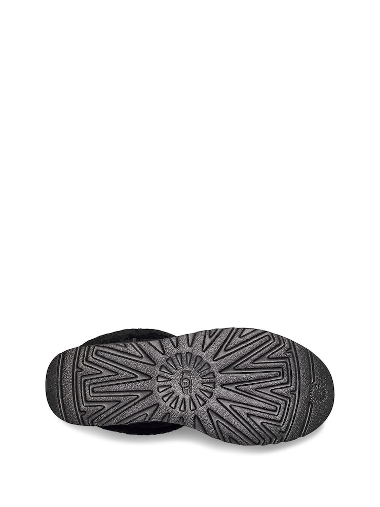 UGG Black Classic Ultra Mini Maxi Curly Boots - Image 6 of 6