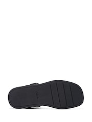 Clarks Black Leather Alda Strap Sandals - Image 7 of 7