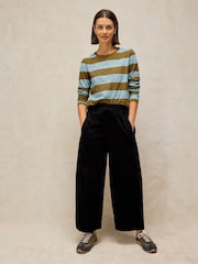 White Stuff Blue Clara Stripe Long Sleves T-Shirt - Image 3 of 6