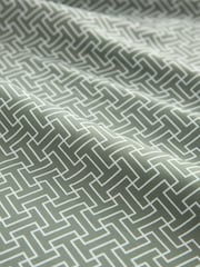 Sage Green Print Golf Polo Shirt - Image 8 of 8