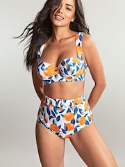 Panache Sicily Balcony Wide Strap White Bikini Top - Image 3 of 5