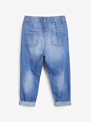 Bright Blue 100% Cotton Mom Jeans (3-16yrs) - Image 2 of 3