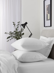 White Cool Touch 200 Thread Count Pillowcases - Image 1 of 2