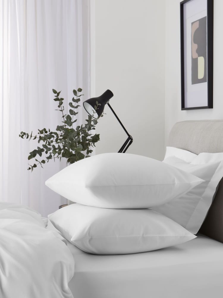 White Cool Touch 200 Thread Count Pillowcases - Image 1 of 2