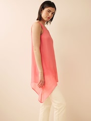 Raspberry Pink Woven Layer Tunic - Image 3 of 6