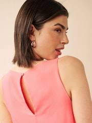 Raspberry Pink Woven Layer Tunic - Image 4 of 6