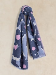 White Stuff Blue Selma Midweight Scarf - Image 1 of 3