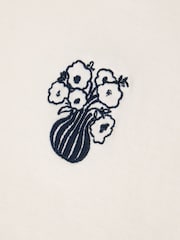 White Stuff White Katya Embroidered T-Shirt - Image 5 of 6