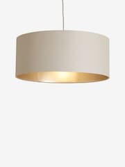 Champagne Gold Rico Easy Fit Shade Drum Ceiling Light - Image 6 of 7
