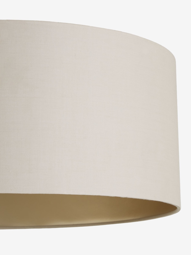 Champagne Gold Rico Easy Fit Shade Drum Ceiling Light - Image 7 of 7