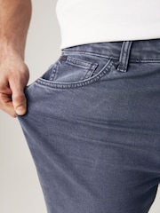 Blue Regular Fit Overdyed Denim Jeans - Image 6 of 12