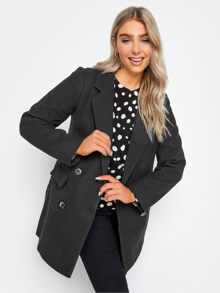 M&Co Black Cosy Wool Coat - Image 1 of 5