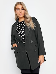 M&Co Black Cosy Wool Coat - Image 3 of 5
