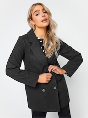 M&Co Black Cosy Wool Coat - Image 5 of 5