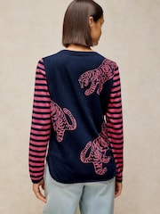 White Stuff Blue Clara Long Sleves T-Shirt - Image 2 of 6