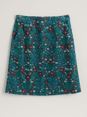 Seasalt Cornwall Blue Ferry Crossing Needlecord Skirt - Image 4 of 5