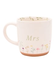 Widdop White Ceramic Mugs - Mr & Mrs - Image 2 of 3