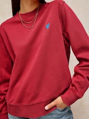 White Stuff Red Daydreamer Sweatshirt - Image 4 of 6