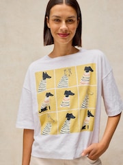 White Stuff White Katya Graphic T-Shirt - Image 3 of 6