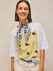 White Stuff White Katya Graphic T-Shirt - Image 4 of 6