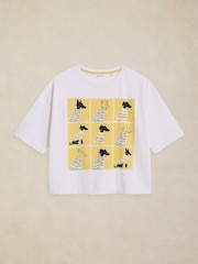 White Stuff White Katya Graphic T-Shirt - Image 5 of 6