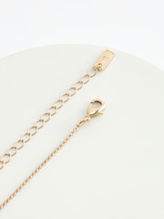 Gold Tone Y Drop Bar Necklace - Image 4 of 4