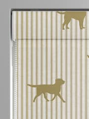 Emily Bond Gold 100% Cotton Marley Made to Measure Roman Blinds - Image 3 of 6