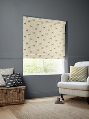 Emily Bond Gold 100% Cotton Marley Made to Measure Roman Blinds - Image 5 of 6