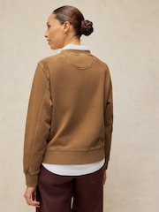 White Stuff Brown Daydreamer Sweat Top - Image 3 of 6