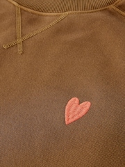 White Stuff Brown Daydreamer Sweat Top - Image 5 of 6