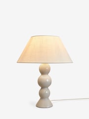 Jasper Conran London Blue Large Sphere Ceramic Table Lamp - Image 4 of 4