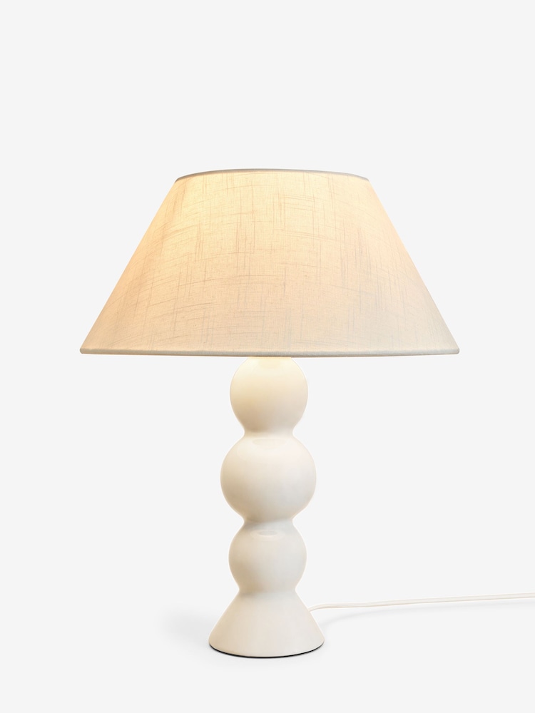 Jasper Conran London Blue Large Sphere Ceramic Table Lamp - Image 5 of 5 Jasper Conran London Blue Large Sphere Ceramic Table Lamp - Image 5 of 5