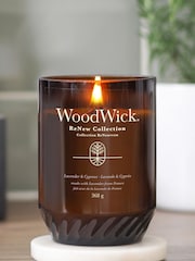 Woodwick Natural ReNew Large Lavender Cypress Scented Candle - Image 1 of 5