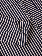 White Stuff Blue Annie Stripe Jersey Shirt - Image 6 of 6