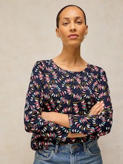 تيشِرت Weaver بأكمام طويلة من White Stuff - Image 1 of 6