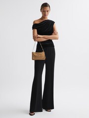 Reiss Bronze Soho Embellished Shoulder Bag - Image 2 of 5