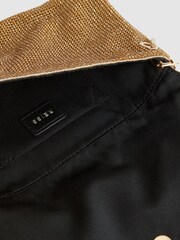 Reiss Bronze Soho Embellished Shoulder Bag - Image 3 of 5