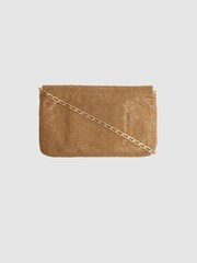 Reiss Bronze Soho Embellished Shoulder Bag - Image 4 of 5