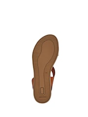 Pavers Tan Brown Elasticated Leather Sandals - Image 5 of 5