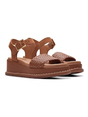 Clarks Brown Kimmei Bay Sandals - Image 3 of 6